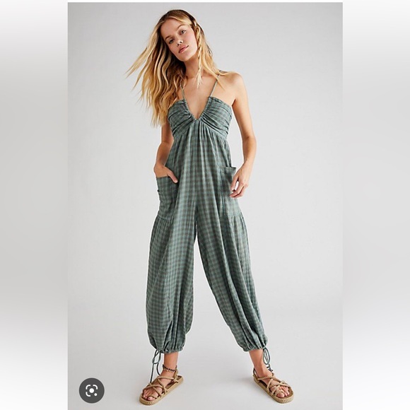 Free People Pants - Free People Sundaze for Surfin’ Jumpsuit